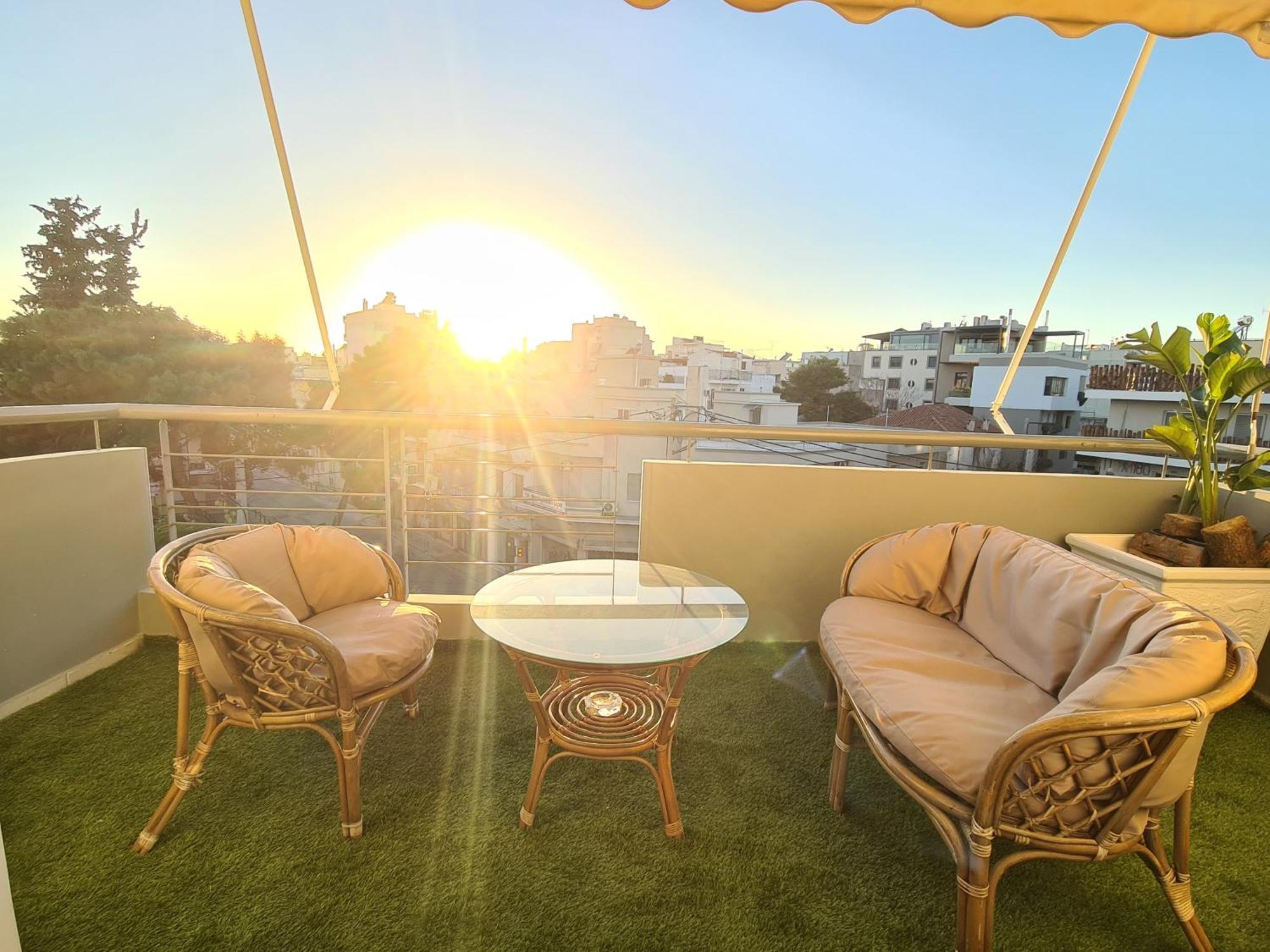 Sunny Home Private Jacuzzi Hydromassage Acropolis & Lycabettus Far View Parking 300M Metro Peristeri Athene Buitenkant foto