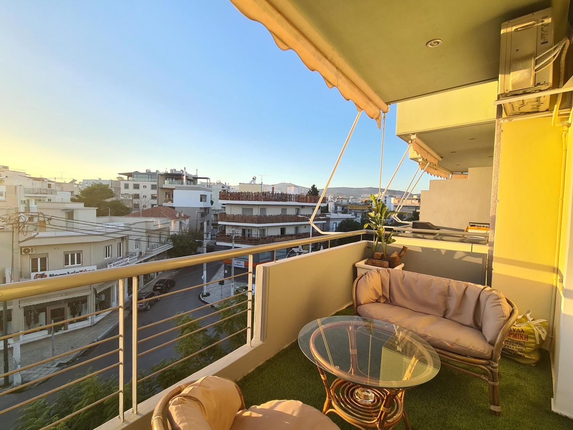 Sunny Home Private Jacuzzi Hydromassage Acropolis & Lycabettus Far View Parking 300M Metro Peristeri Athene Buitenkant foto