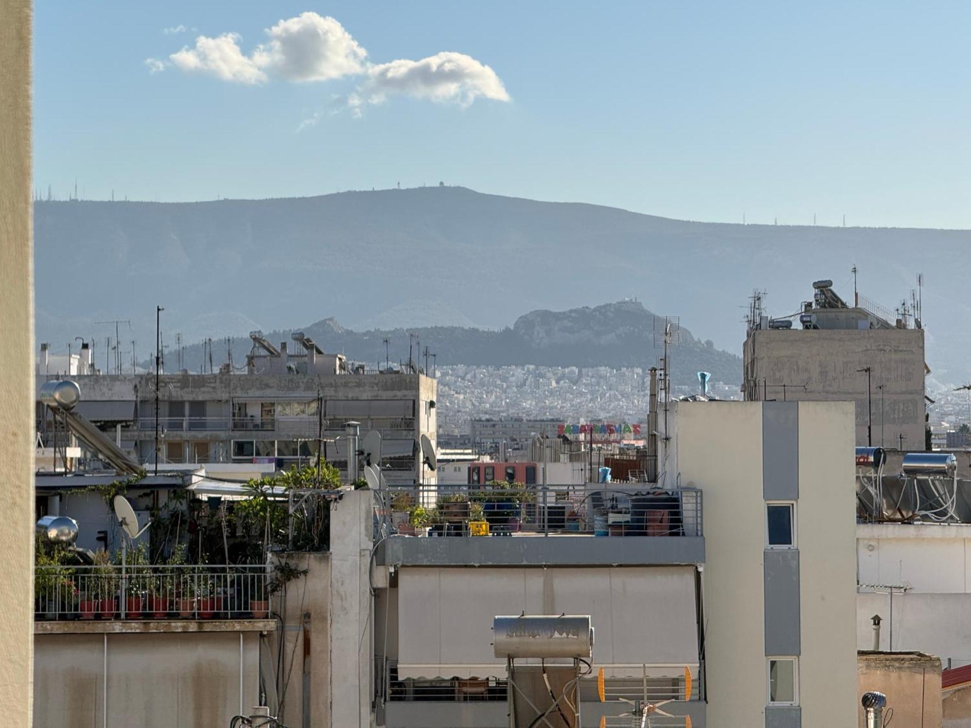 Sunny Home Private Jacuzzi Hydromassage Acropolis & Lycabettus Far View Parking 300M Metro Peristeri Athene Buitenkant foto
