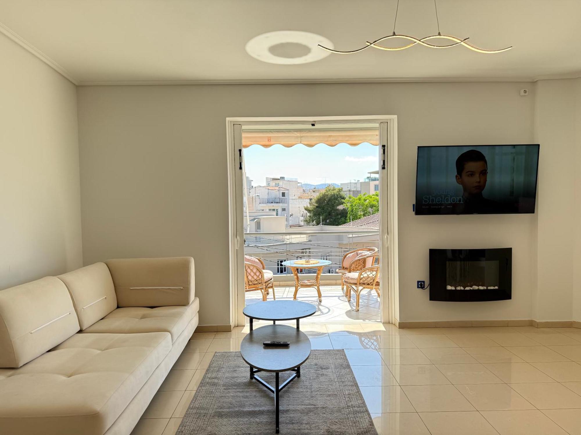 Sunny Home Private Jacuzzi Hydromassage Acropolis & Lycabettus Far View Parking 300M Metro Peristeri Athene Buitenkant foto