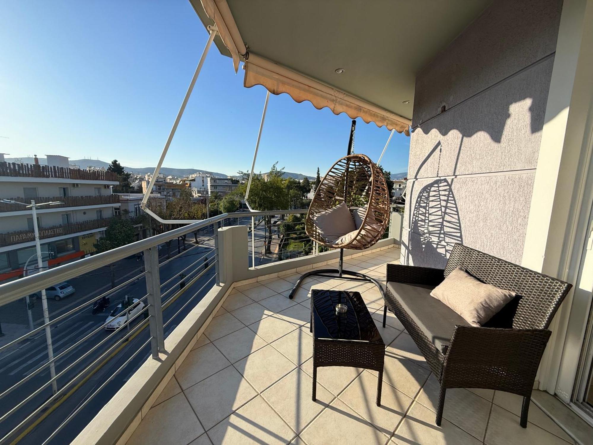 Sunny Home Private Jacuzzi Hydromassage Acropolis & Lycabettus Far View Parking 300M Metro Peristeri Athene Buitenkant foto